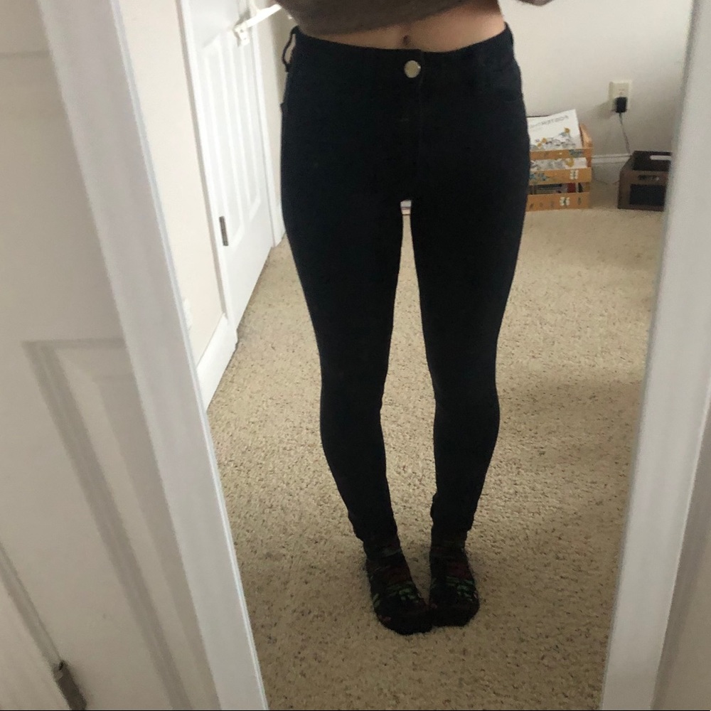 American eagle X4 jeggings (black)